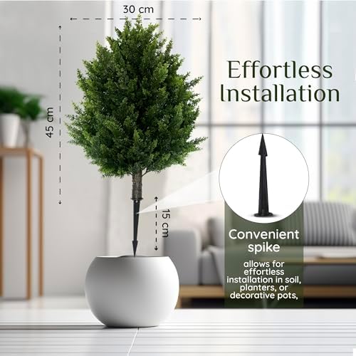 165-Inch Height Artificial Cypress Topiary