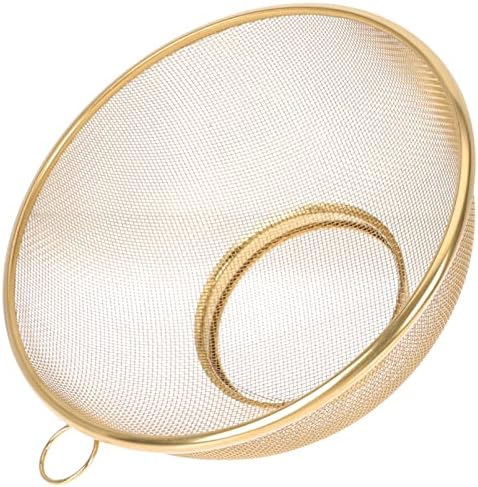 Mikinona 2-Piece Stainless Steel Fine Mesh Strainer Bowl Set