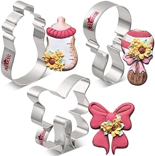 LILIAO Baby Shower Cookie Cutter Set - Perfect for Sugar Cookies