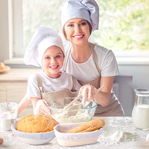 7-Piece Sourdough Banneton Basket Set for Perfect