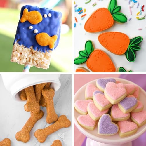 HUAKENER Mini Cookie Cutters Set of 6 1