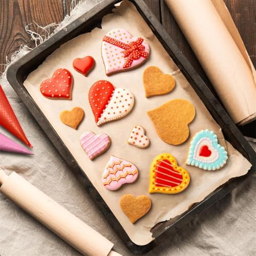 Heart Cookie Cutters Set 7pc - Valentines Day Easy Valentines Day Treats