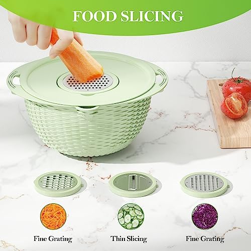 4-in-1 Colander Set with Bowl for Kitchen Essential Durable Aesthetic
