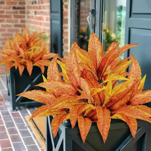 4Pcs Fake Plants for Outdoors