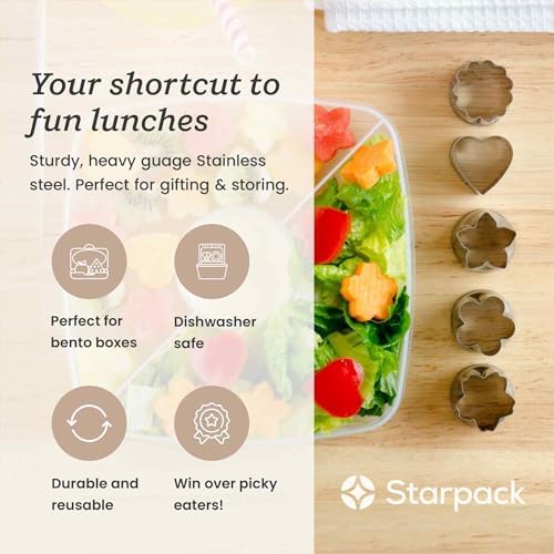 StarPack Home Vegetable Cutter Shapes Set 5 Piece