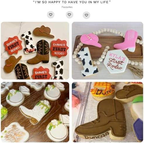 Cowboy Cowgirl Cookie Cutter Set - Fun for Baking or Parties