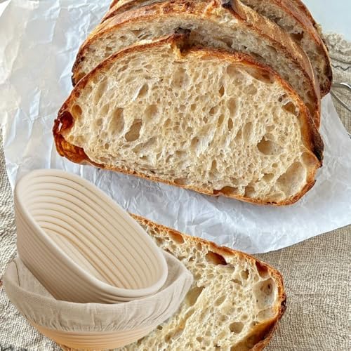 Qavinch Banneton Proofing Baskets Set of 2