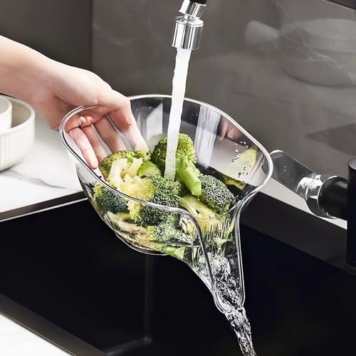 Efficient Sink drain with Strainer - Multi-functional Fruit and Vegetable Washer