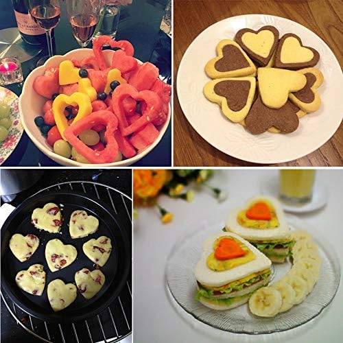 BakingWorld Heart Cookie Cutter Set
