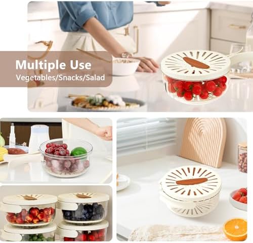 Collapsible Fruit Strainer Set for Kitchen