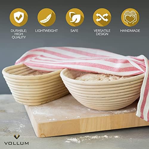 Perfectly Crispy Bread Banneton Basket