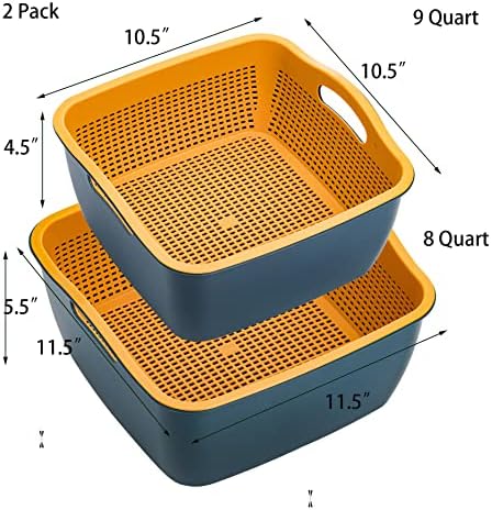 2 in 1 Vegetable Straining Holding Set