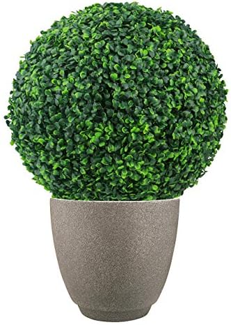 Sunnyglade 2PCS Boxwood Topiary Balls for Backyard Balcony Use