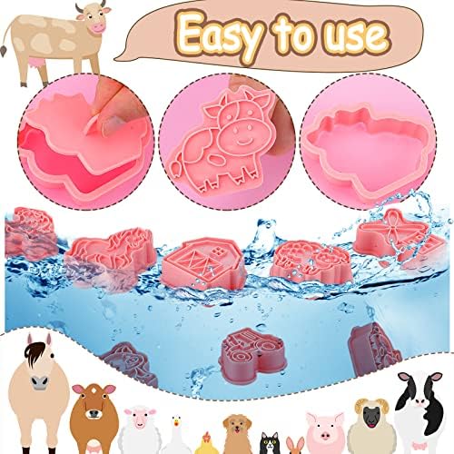 Cunhill Farm Animal Cookie Cutters Set - 8 PC
