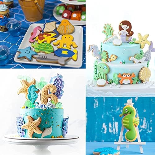 Kids 12pc Ocean Animal Cookie Cutters