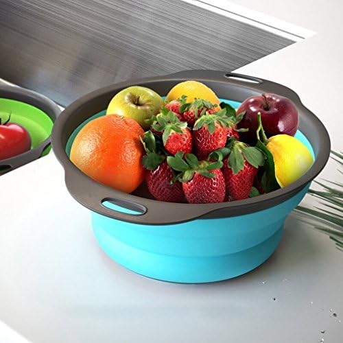 QiMH Collapsible Kitchen Colander Set