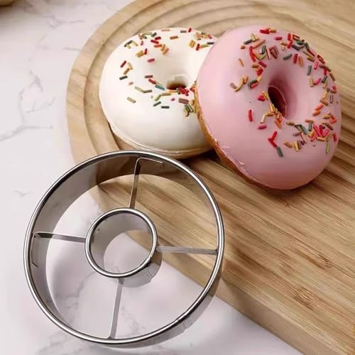 2Pack Stainless Steel Donut Cutters Professional Baking Tool