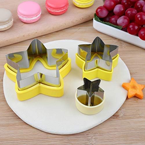 Gleaming Star Cookie Cutters Set for Creative Baking