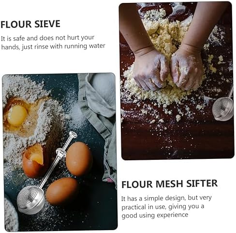3-Piece Duster Dispenser Set for Flour Tea Sugar