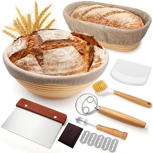 Sourdough Proofing Basket Set Perfect for Baking
