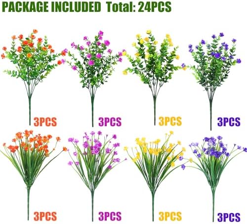 Vibrant Outdoor Artificial Plants Durable Easy to Maintain
