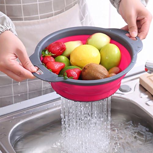 QiMH Collapsible Kitchen Colander Set