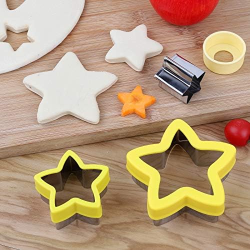 Gleaming Star Cookie Cutters Set for Creative Baking