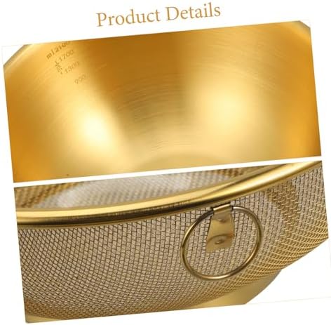 Stainless Steel Colander with Drain Basket