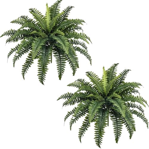 Artificial Boston Ferns 35 Large Fake Fern Set