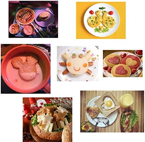 HiHITAOO Sandwich Cutter Set for Kids Lunchset
