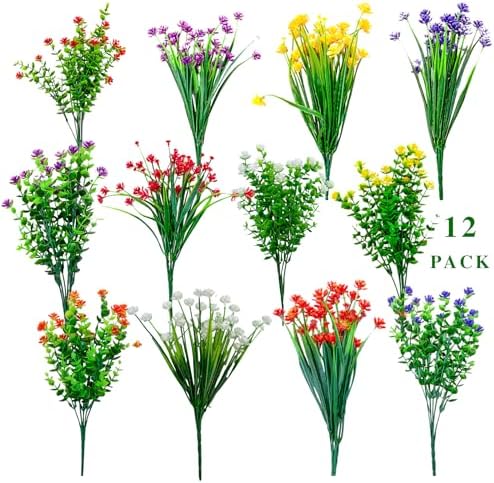 Hailanbao Realistic Artificial Christmas Boxwood Shrubs for Outdoor Use