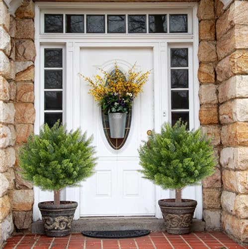 Ready to Plant Outdoor Artificial cedar Shrubs