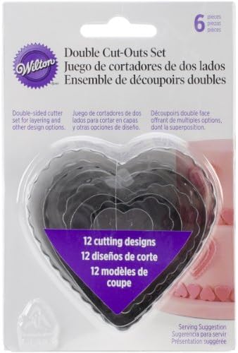 Wilton Nesting Fondant Cutters Silver