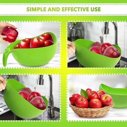 Effortless Rice Vegetable Washers with Handle