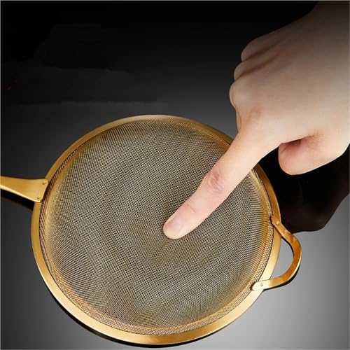 Stainless Steel Mesh Strainer with Wooden Handle for Cooking