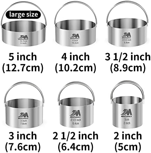 6-Piece Biscuit Cutter Set for Cookies and More