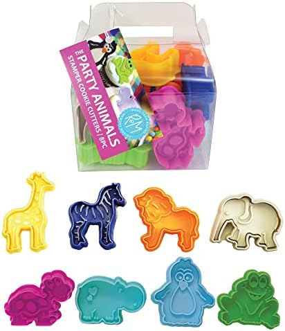 RM Animal Stamps for Cookies Cooking - 8 Unique Animal Designs