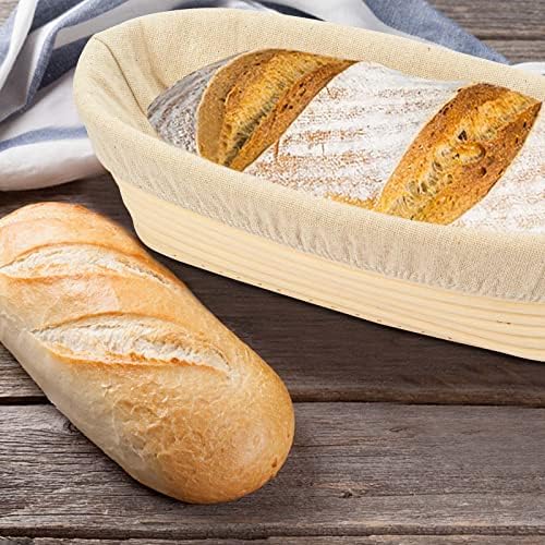 Stormshopping 118in Oval Banneton Proofing Basket Artisan Bakery Tool