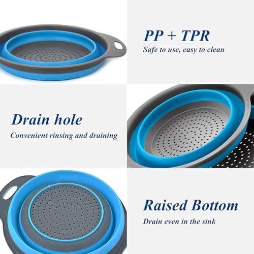 Collapsible Kitchen Colander Set
