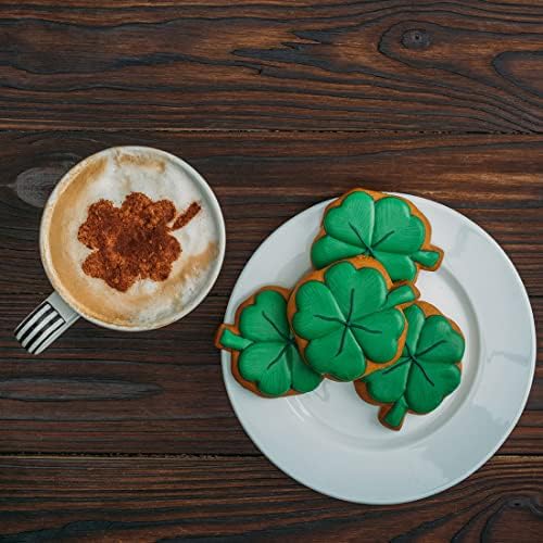 St Patricks Day Cookies - Shamrock Four Leaf Clover Cutter Set