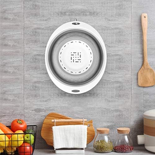Easy to Use Foldable Colander - Space-Saving Kitchen Essential for Pasta Veggies