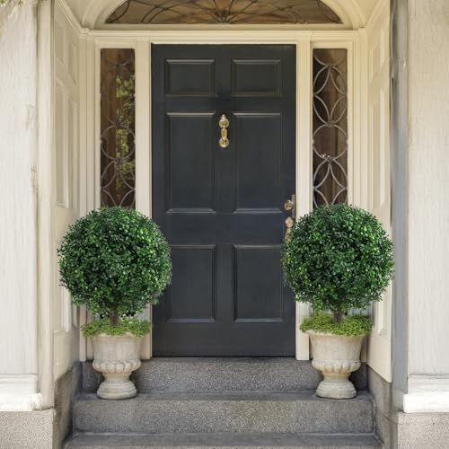 Realistic Boxwood Outdoor Plant Set