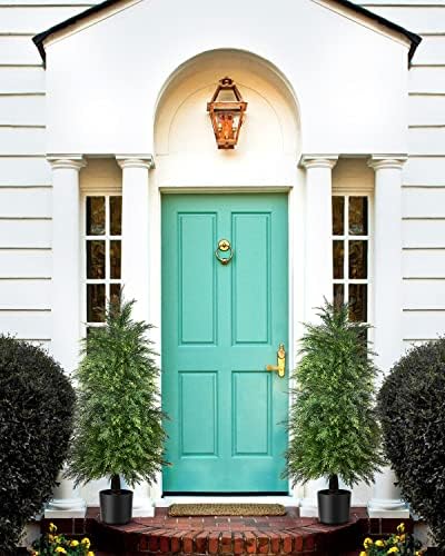 High-Quality Cedar Topiaries for Front Porch Dcor