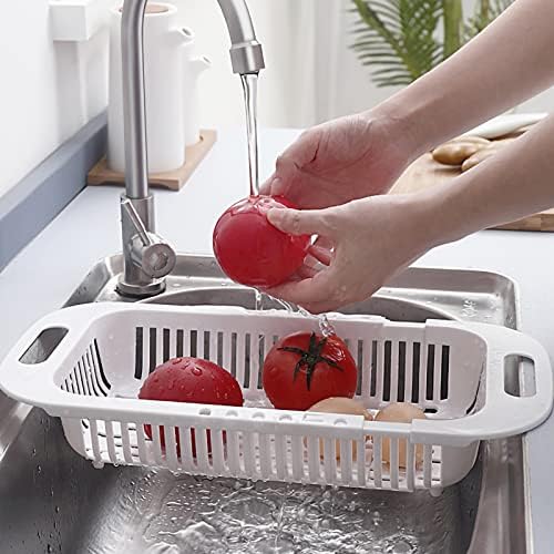 Adjustable Over-the-Sink Colander for Kitchen Ductility