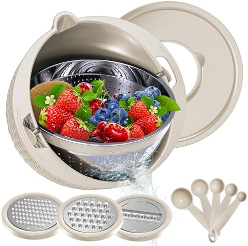 Balavina 4-in-1 Colander With Bowl Set