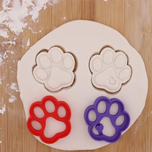 2-Piece Dog paw Cookie Cutters