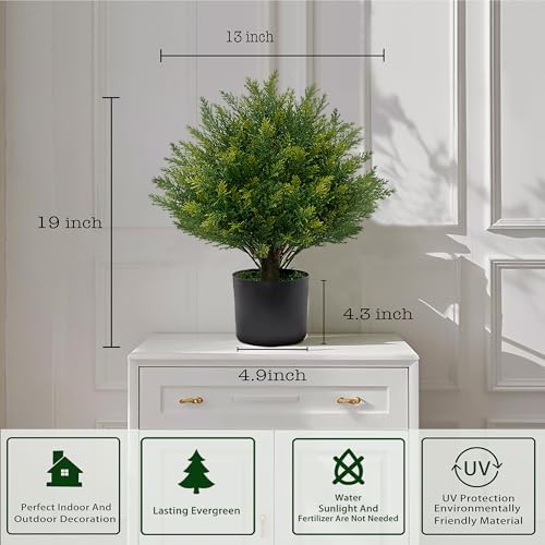 EColvant 19 Artificial Topiary Ball Tree