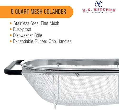 Sturdy Expandable Colander for Efficient Kitchening