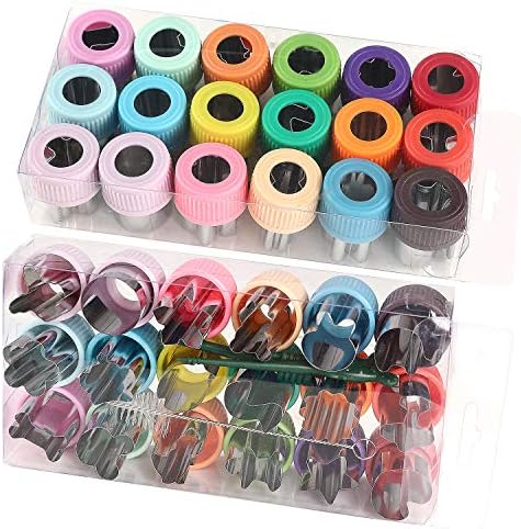LAXIZAR Mini Vegetable Cutter Shapes Set for Kitchen Fun Safe Durable Design