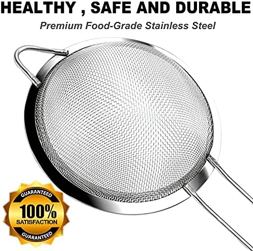 Anaeat Premium stainless steel colander with sturdy handle